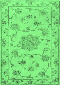 Persian Emerald Green Traditional Rug, tr2438emgrn