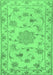 Persian Emerald Green Traditional Rug, tr2438emgrn