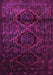 Machine Washable Persian Pink Traditional Rug, wshtr2439pnk