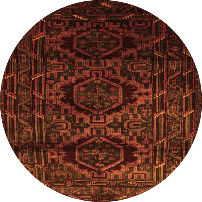 Machine Washable Persian Orange Traditional Area Rugs, wshtr2439org