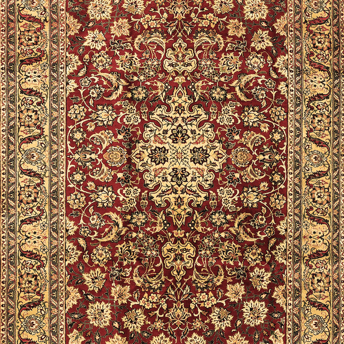 Machine Washable Persian Brown Traditional Rug, wshtr243brn