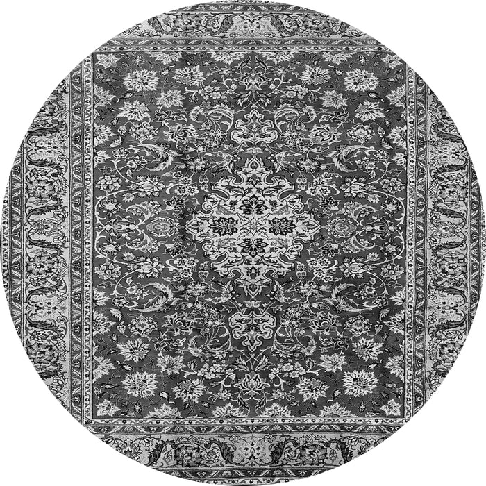 Square Persian Gray Traditional Rug, tr243gry