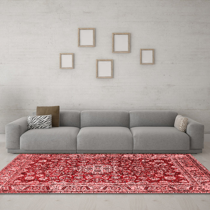 Traditional Red Washable Rugs