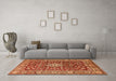 Machine Washable Persian Orange Traditional Area Rugs in a Living Room, wshtr243org