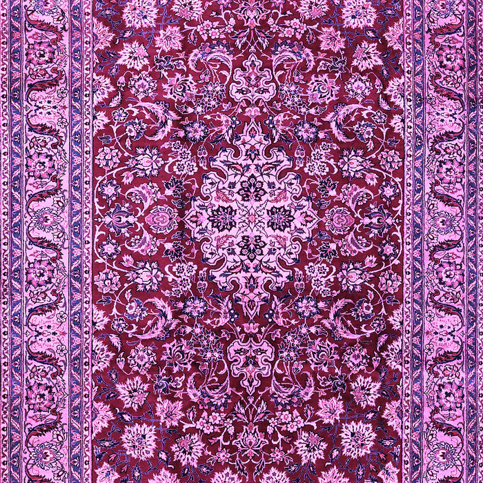 Machine Washable Persian Purple Traditional Area Rugs, wshtr243pur
