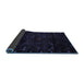 Sideview of Persian Blue Traditional Rug, tr2440blu