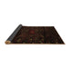 Sideview of Persian Brown Traditional Rug, tr2440brn