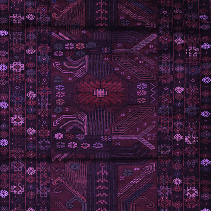 Machine Washable Persian Purple Traditional Area Rugs, wshtr2440pur
