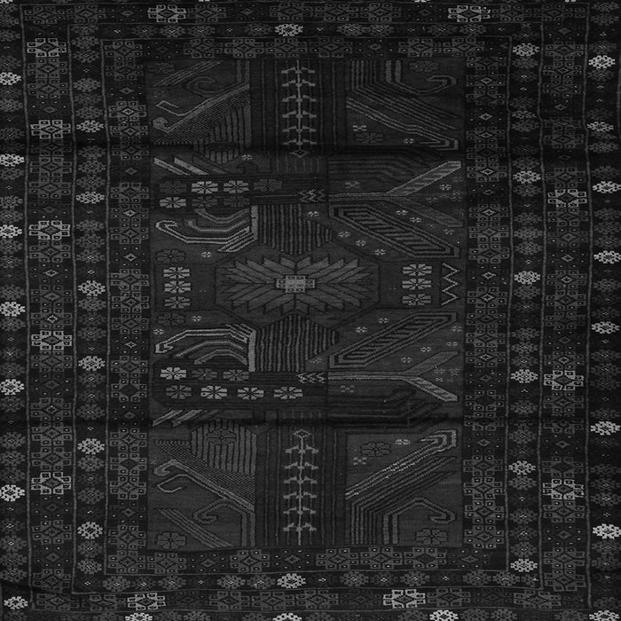 Serging Thickness of Persian Gray Traditional Rug, tr2440gry