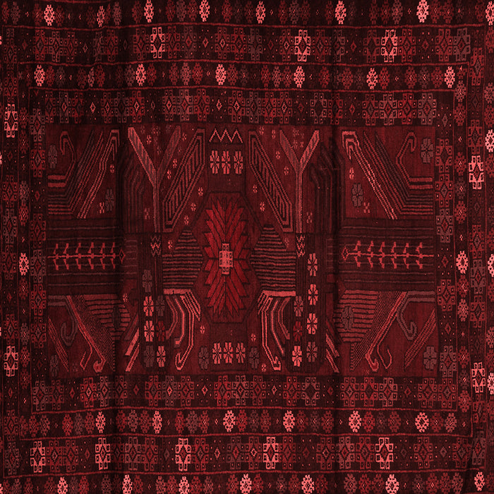 Machine Washable Persian Red Traditional Rug, wshtr2440red