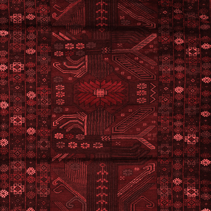 Machine Washable Persian Red Traditional Rug, wshtr2440red