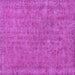 Square Persian Purple Bohemian Rug, tr2441pur