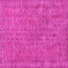 Square Persian Pink Bohemian Rug, tr2441pnk