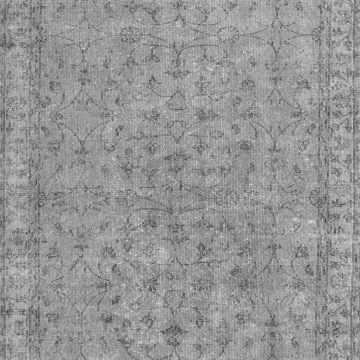 Serging Thickness of Machine Washable Persian Gray Bohemian Rug, wshtr2441gry