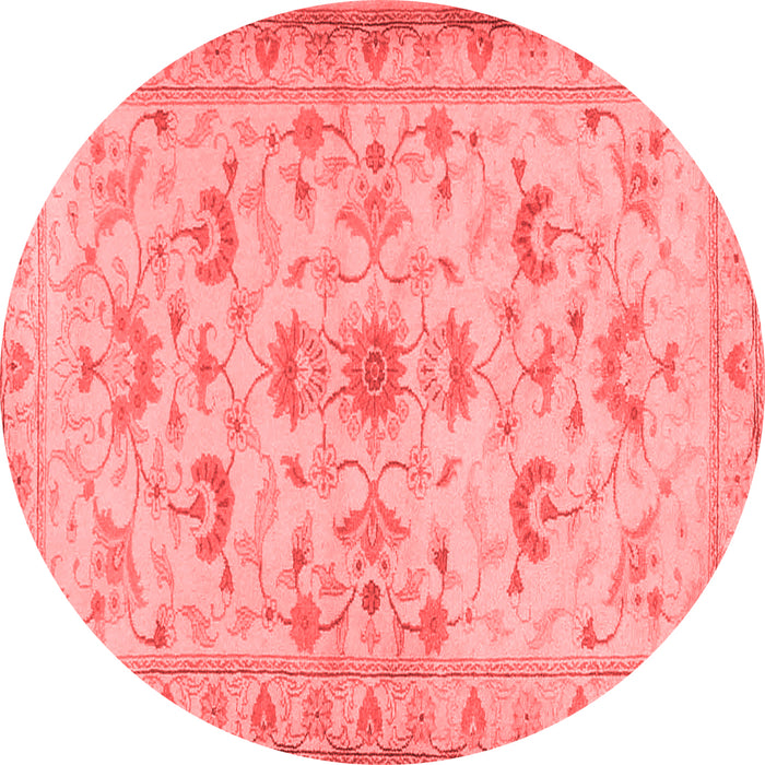 Machine Washable Persian Red Traditional Rug, wshtr2442red