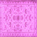 Square Persian Purple Traditional Rug, tr2442pur