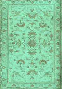 Persian Turquoise Traditional Rug, tr2442turq