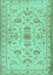 Persian Turquoise Traditional Rug, tr2442turq