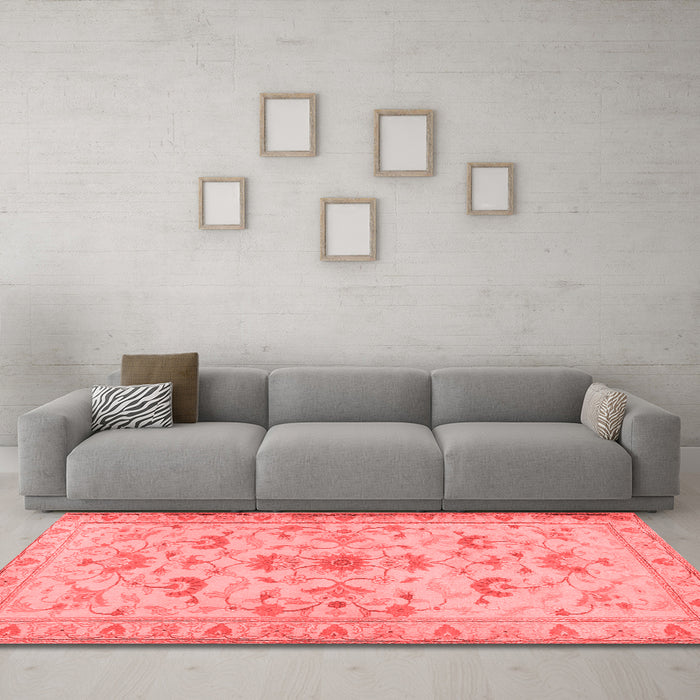 Traditional Red Washable Rugs