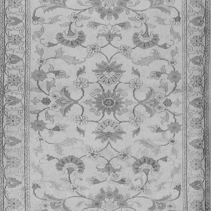 Serging Thickness of Machine Washable Persian Gray Traditional Rug, wshtr2442gry