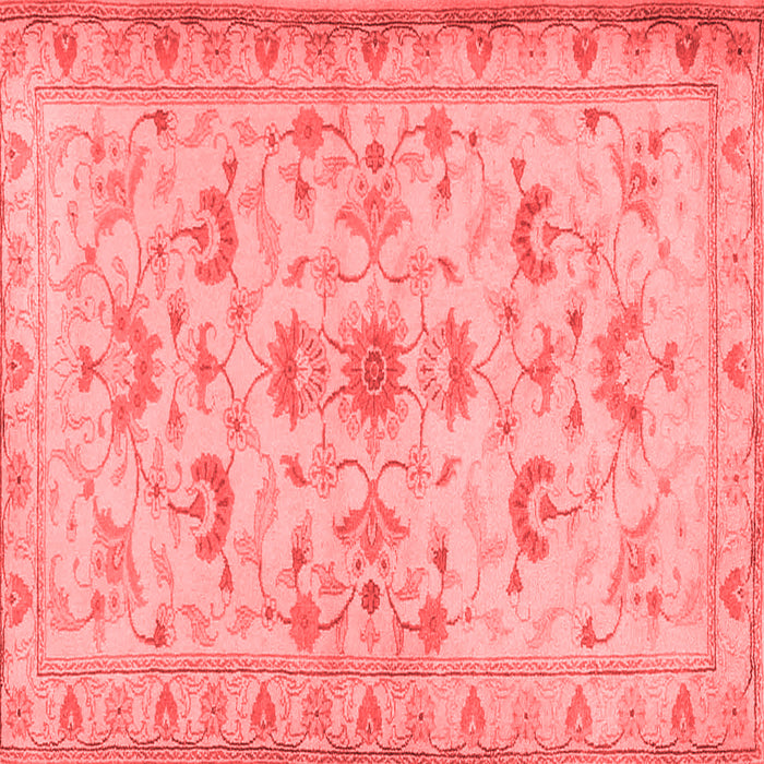 Machine Washable Persian Red Traditional Rug, wshtr2442red