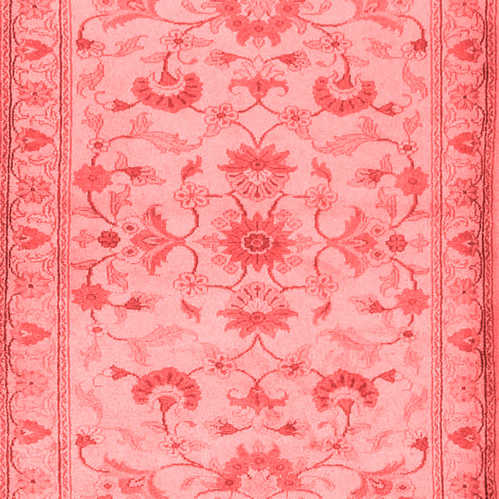 Machine Washable Persian Red Traditional Rug, wshtr2442red