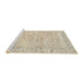 Sideview of Machine Washable Traditional Light French Beige Brown Rug, wshtr2443