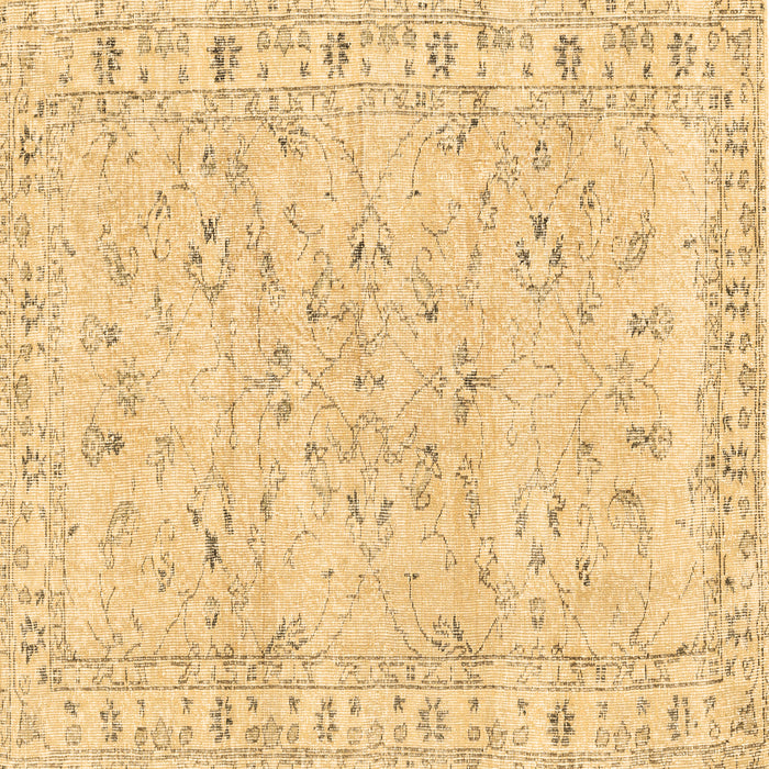 Square Persian Brown Traditional Rug, tr2443brn