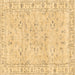 Square Persian Brown Traditional Rug, tr2443brn