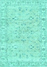 Persian Turquoise Traditional Rug, tr2443turq