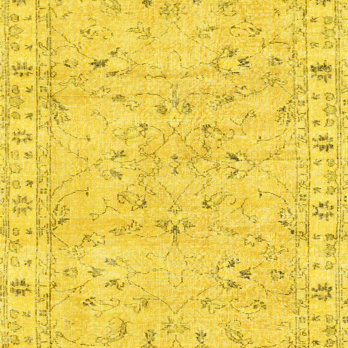 Persian Yellow Traditional Rug, tr2443yw