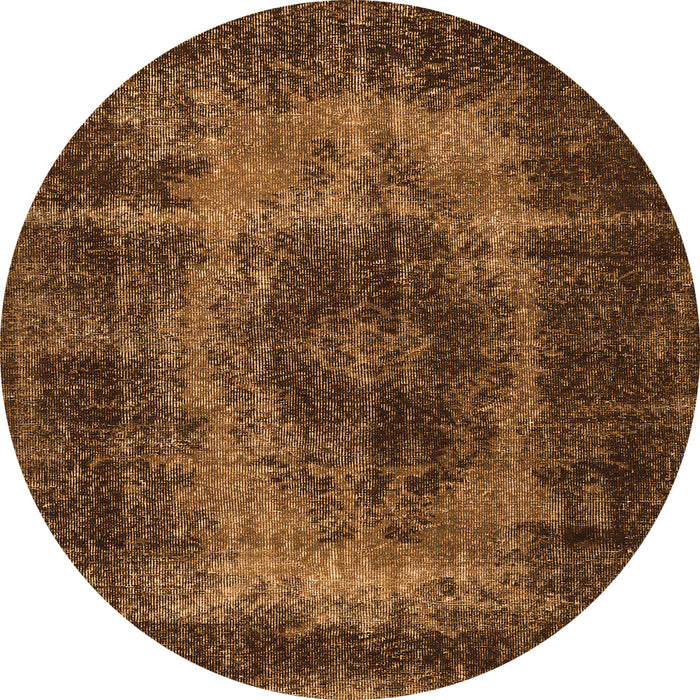 Square Persian Orange Traditional Rug, tr2444org