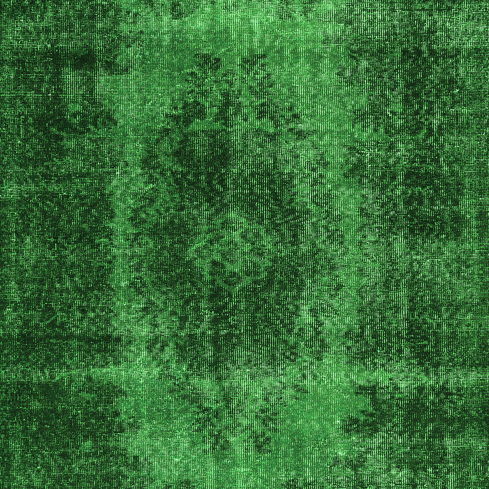 Serging Thickness of Machine Washable Persian Green Traditional Area Rugs, wshtr2444grn