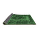 Sideview of Persian Emerald Green Traditional Rug, tr2444emgrn