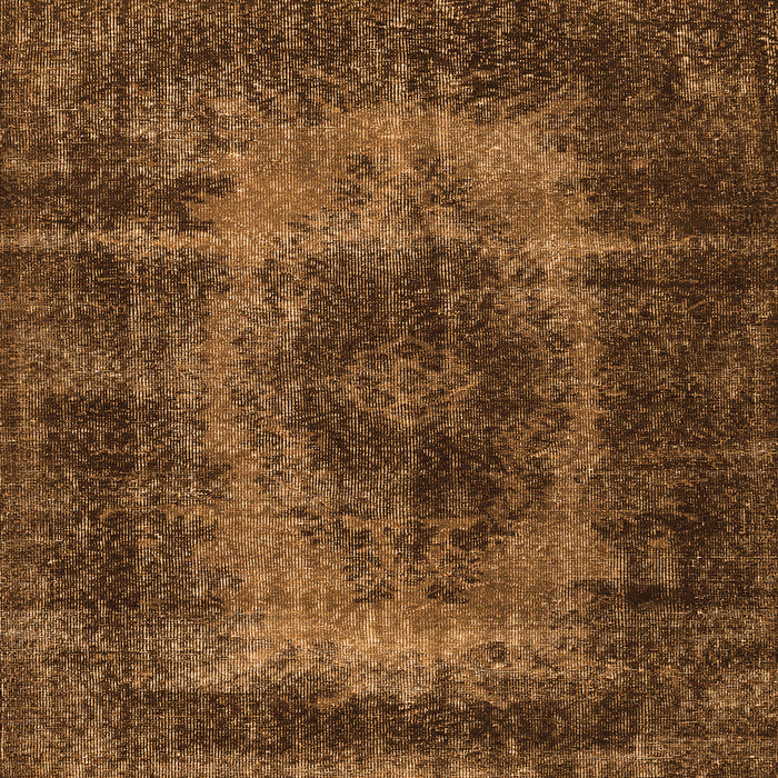 Round Machine Washable Persian Orange Traditional Area Rugs, wshtr2444org