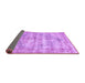 Sideview of Persian Purple Traditional Rug, tr2445pur