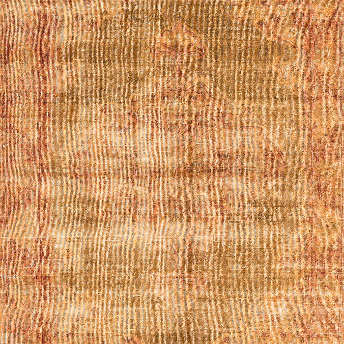 Serging Thickness of Machine Washable Persian Orange Traditional Area Rugs, wshtr2445org