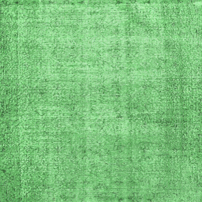 Square Persian Emerald Green Traditional Rug, tr2446emgrn