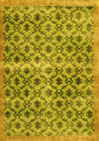 Persian Yellow Traditional Rug, tr2447yw