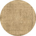 Round Machine Washable Persian Brown Traditional Rug, wshtr2448brn