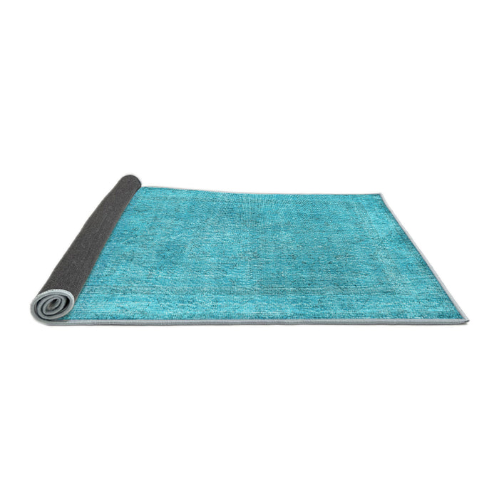 Sideview of Persian Light Blue Traditional Rug, tr2448lblu