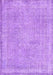 Machine Washable Persian Purple Traditional Area Rugs, wshtr2448pur