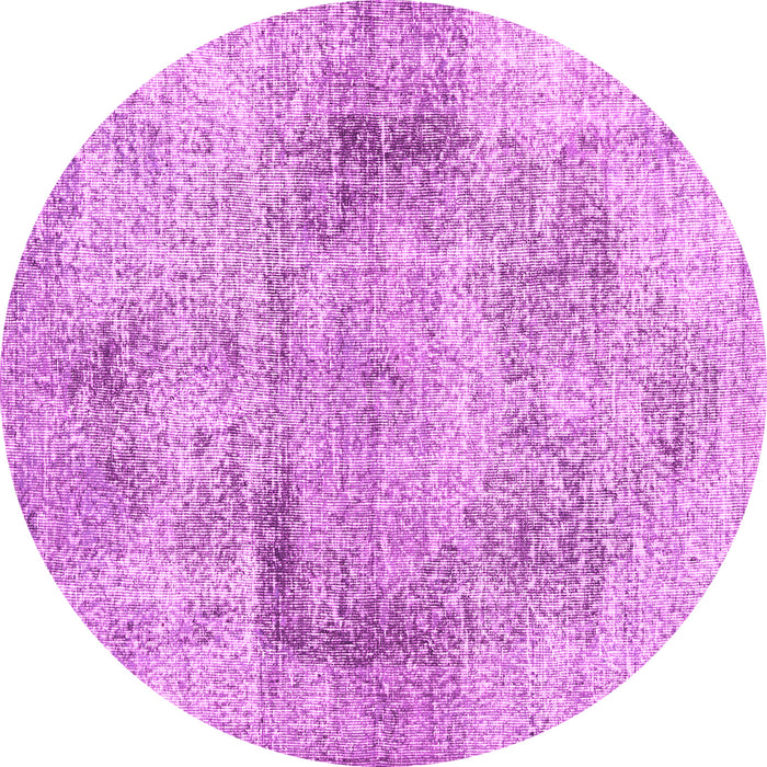 Round Persian Pink Traditional Rug, tr2449pnk