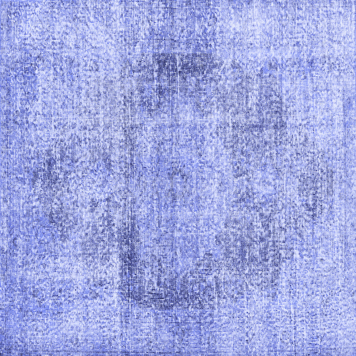 Square Persian Blue Traditional Rug, tr2449blu