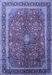 Medallion Blue Traditional Rug, tr244blu