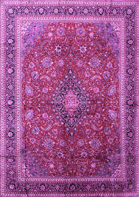 Medallion Purple Traditional Rug, tr244pur