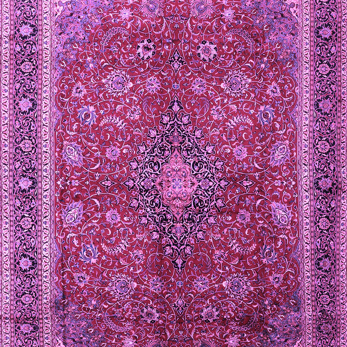 Medallion Purple Traditional Rug, tr244pur