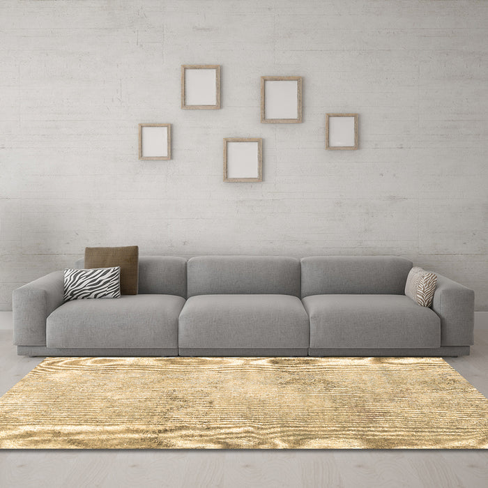 Machine Washable Persian Brown Traditional Rug in a Living Room,, wshtr2450brn