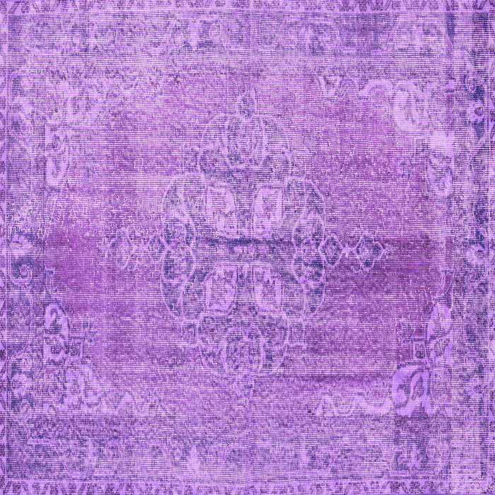 Square Persian Purple Traditional Rug, tr2451pur