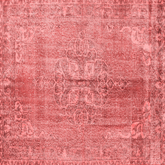 Machine Washable Persian Red Traditional Rug, wshtr2451red